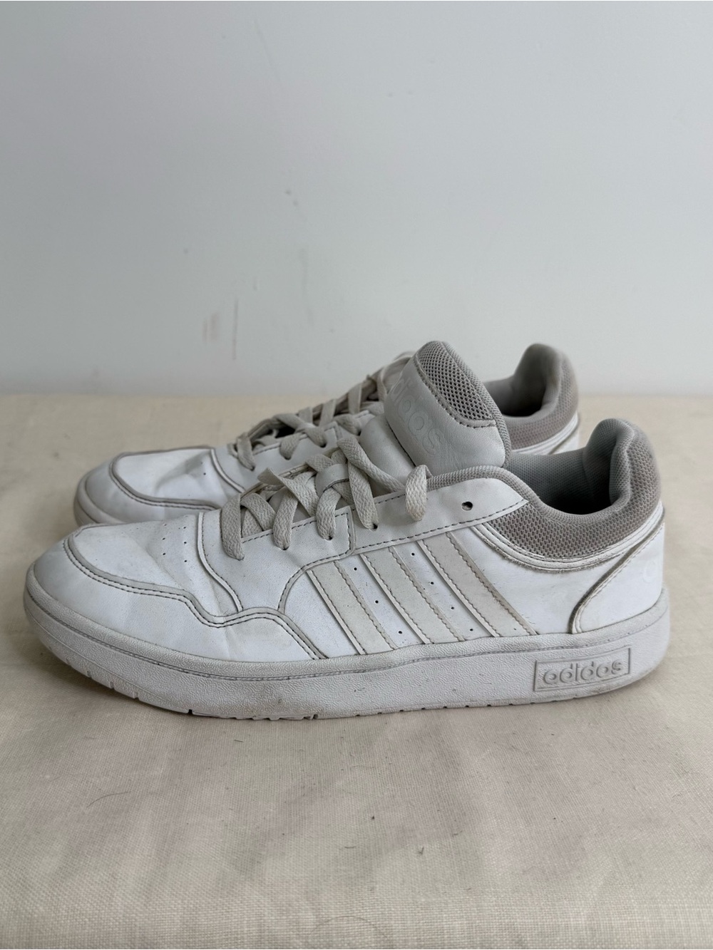 Adidas Hoops 3.0 GW0433 Low White Athletic Sneakers Shoes Tennis Men's 6,5 US